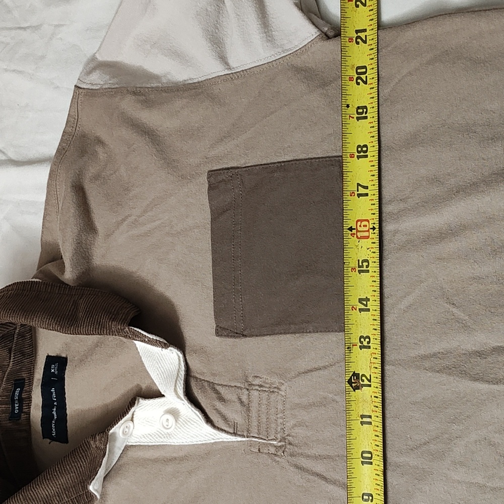 Abercrombie & Fitch Two-Tone Long Sleeve Shirt - Picture 5 of 10